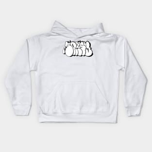 Graffiti Style "SPRAY" Bombing Letters - black Kids Hoodie